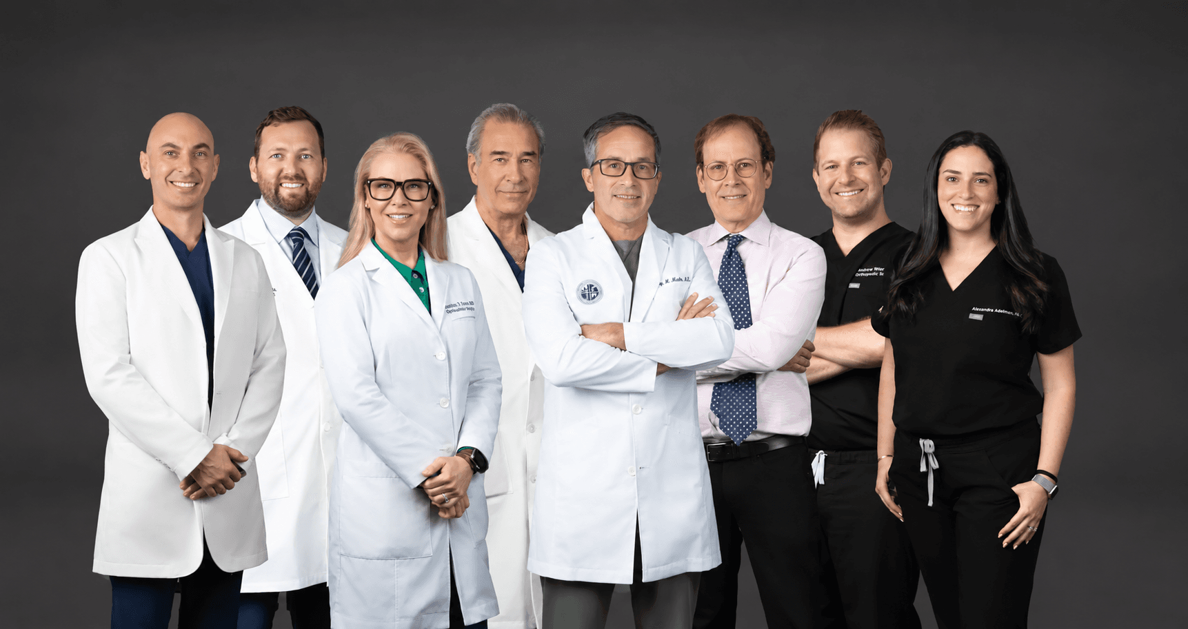 The physicians of Personalized Orthopedics of the Palm Beaches